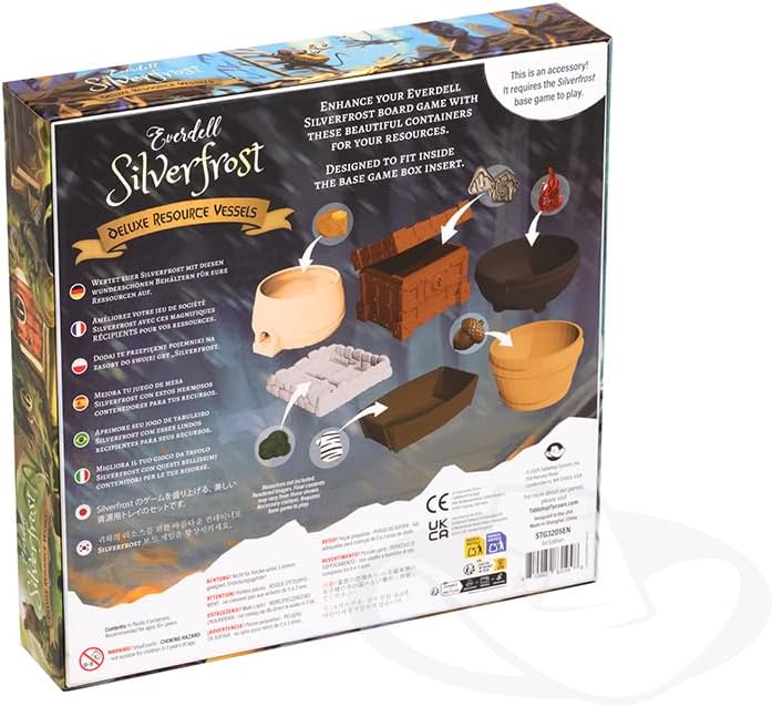 Everdell Silverfrost Deluxe Resource Vessels