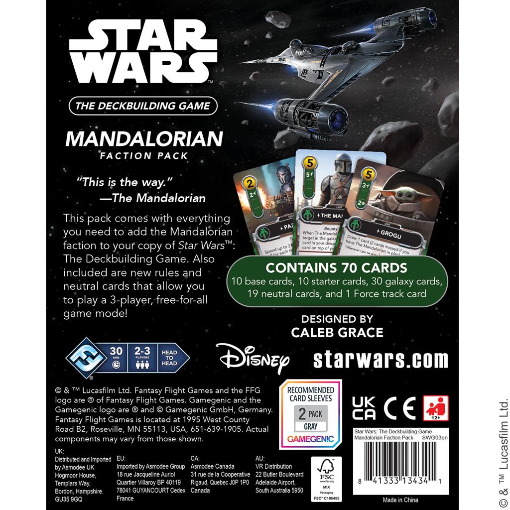 Star Wars: The Deckbuilding Game - Mandalorian Faction Pack Expansion