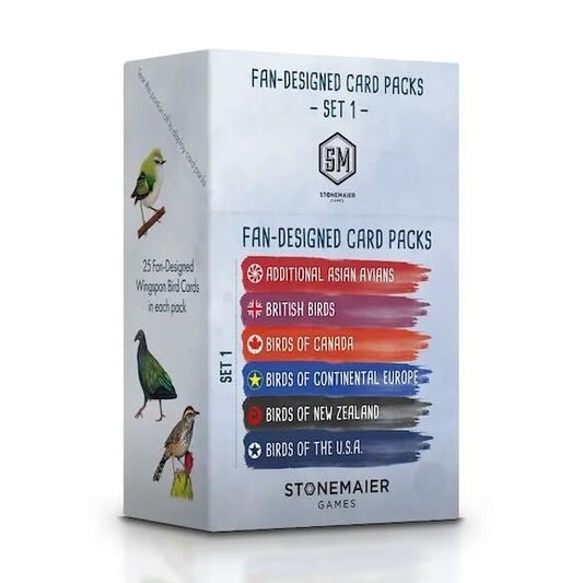 Wingspan Fan-Designed Bird Pack - Set 1