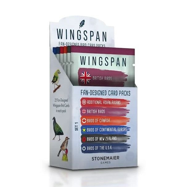 Wingspan Fan-Designed Bird Pack - Set 1