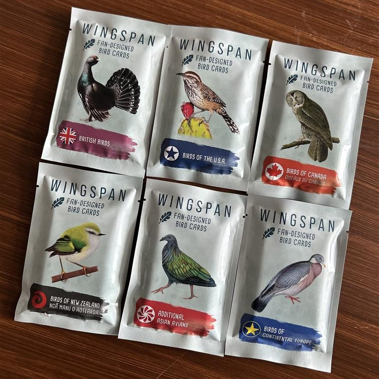 Wingspan Fan-Designed Bird Pack - Set 1