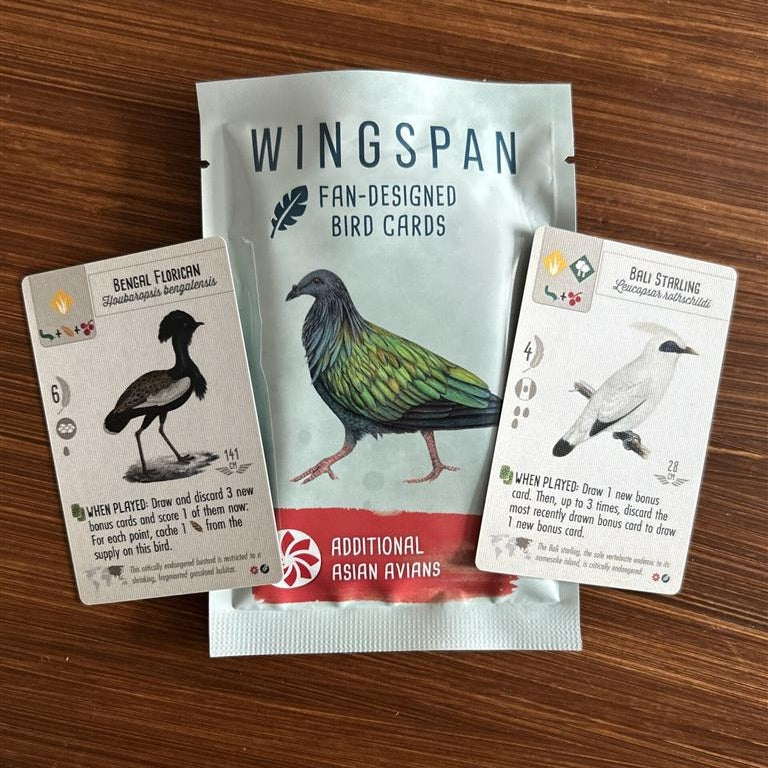 Wingspan Fan-Designed Bird Pack - Set 1