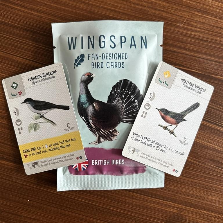 Wingspan Fan-Designed Bird Pack - Set 1