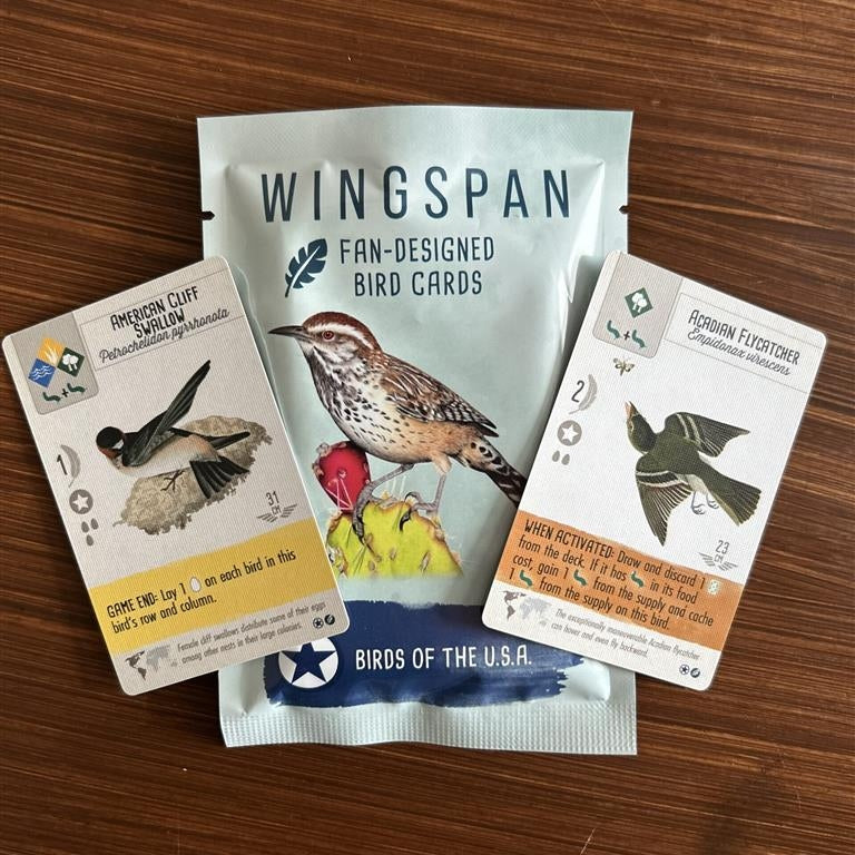 Wingspan Fan-Designed Bird Pack - Set 1