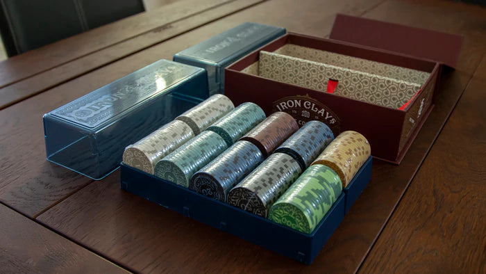 Iron Clays 200 Printed Box with Chips