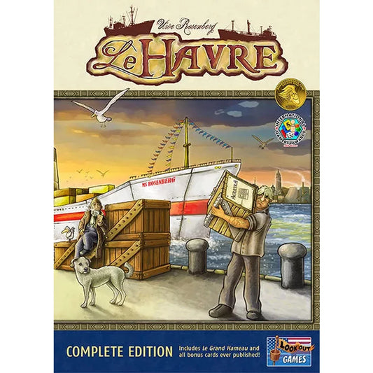 Le Havre Complete Edition includes Alle Bonuskort + Le Grand Hameau Expansions