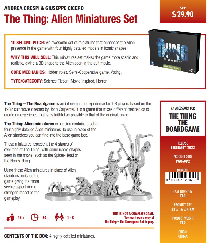 The Thing Miniatures Sets
